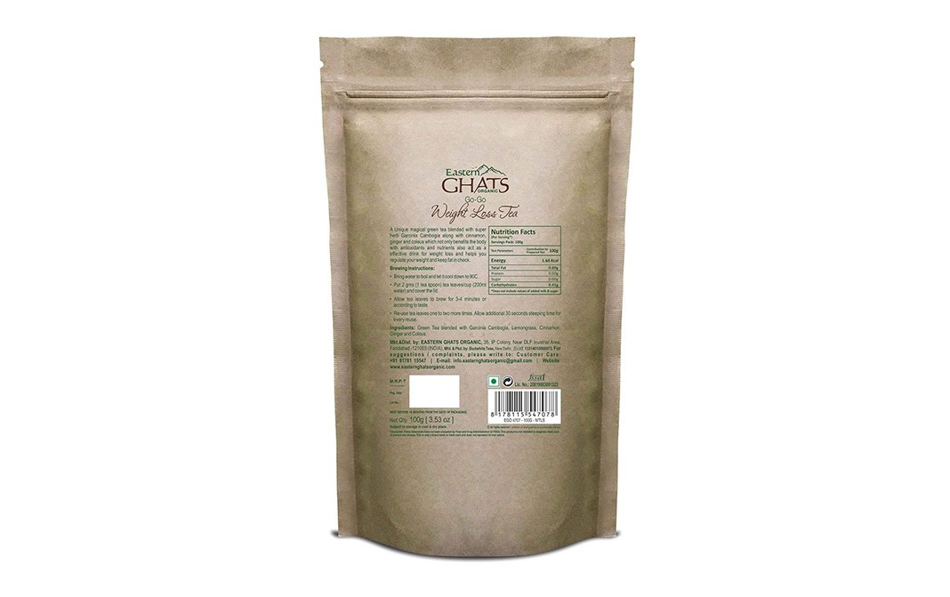 Eastern Ghats Organic Go-Go Wight Loss Tea    Pack  100 grams